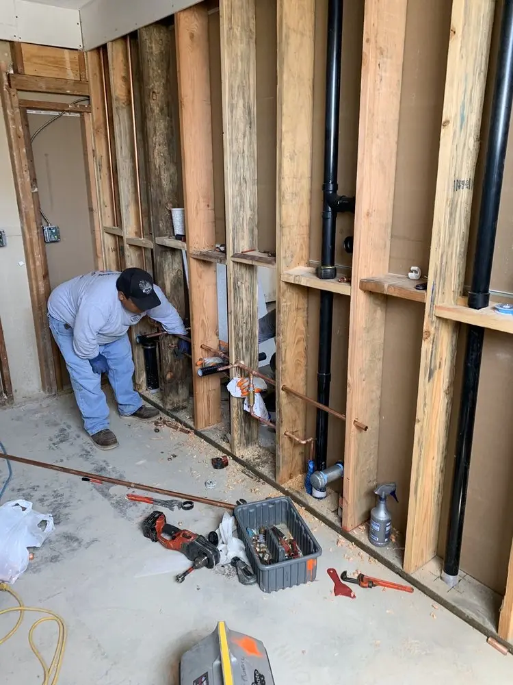 Commercial rough-in plumbing for Water Heater Replacement in Whiteland